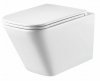 AQUAFORM - miska wc GETAFE Rimless z deską duroplastową SLIM wolnoopadającą, kolor biały  CE-MW-002-11-RIM